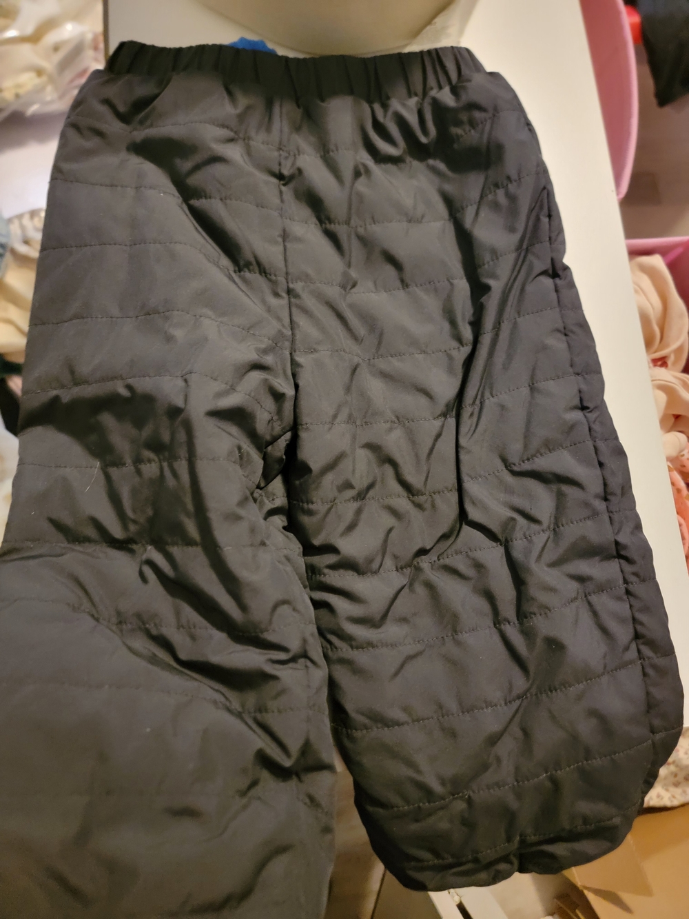 Columbia Kids Black Quilted Insulated Joggers
